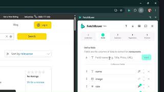 FetchRover Scraper Browser Extension - Boolean Fields