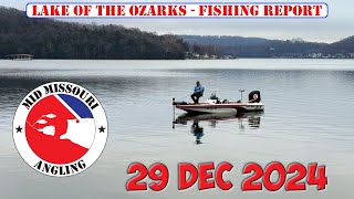 Lake of the Ozarks Bass Fishing - 29 Dec 2024 | Fishing report