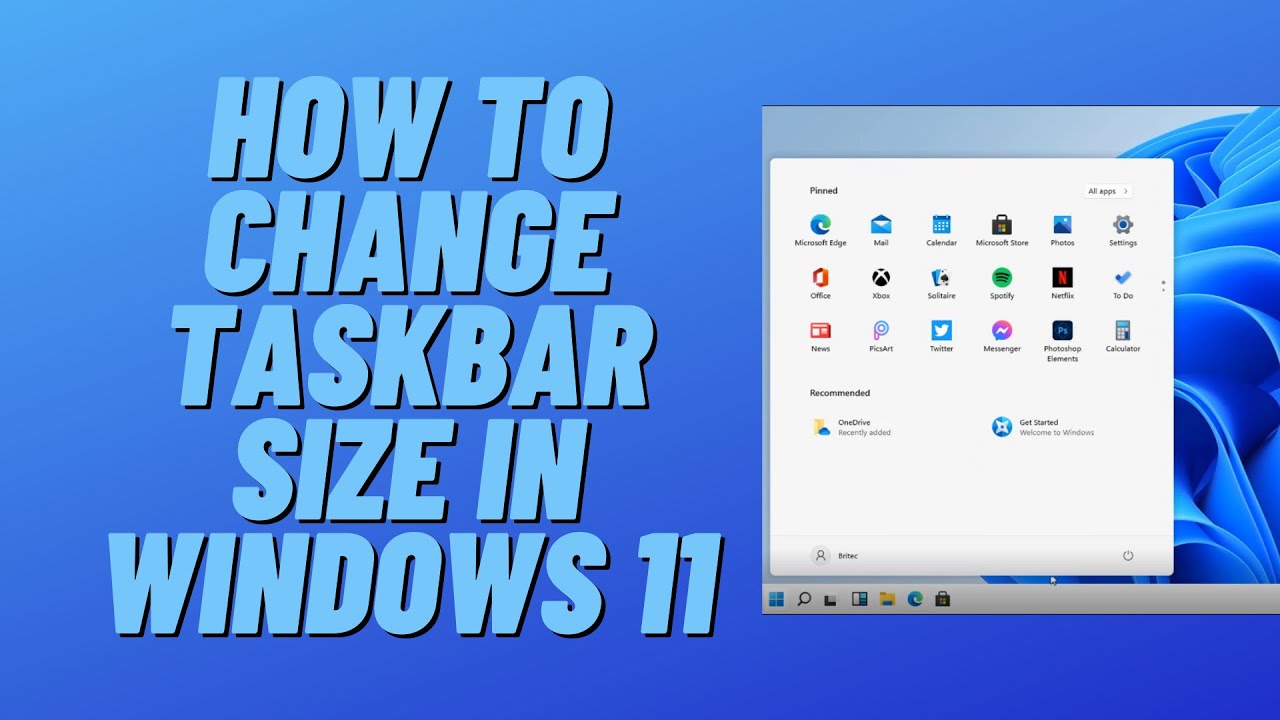 How To Change Windows 11 Taskbar And Icon Size - Gambaran