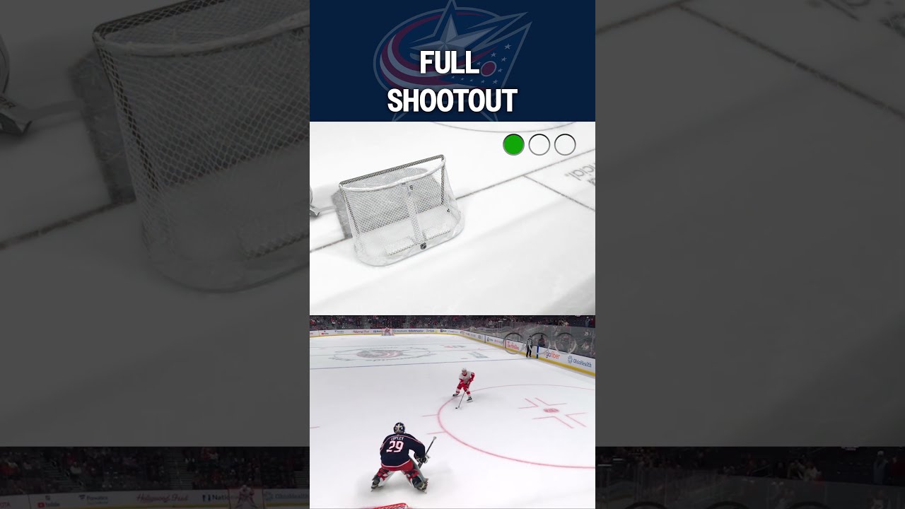 Blue Jackets vs. Red Wings: Full Shootout! π₯