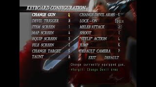 Devil May Cry 3 - Full Keyboard / PS and Xbox Controls List