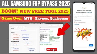 SAMSUNG FRP BYPASS ANDROID 14/13/12 2025 | ALL SAMSUNG UNLOCK TOOL 2025