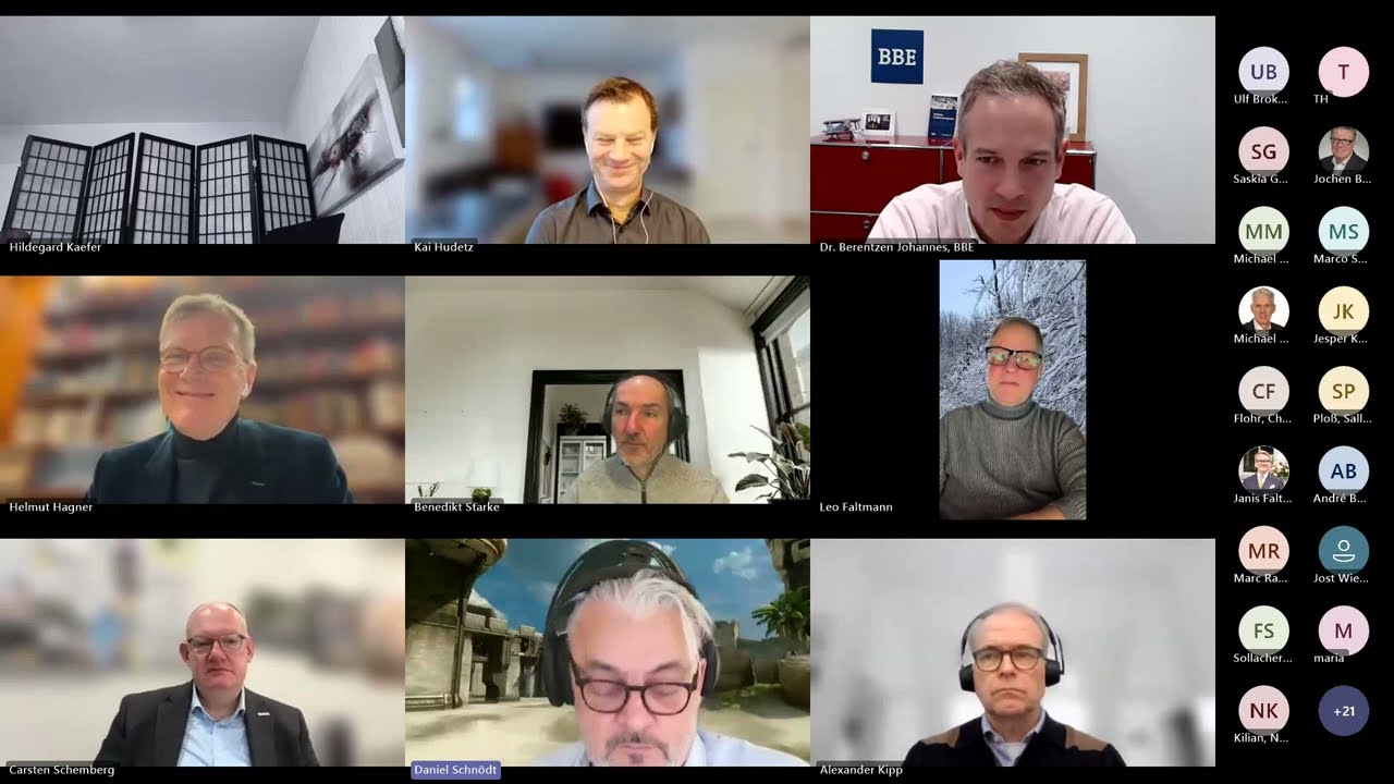 Gipfeltreffen bei fashionconsult Webmeeting