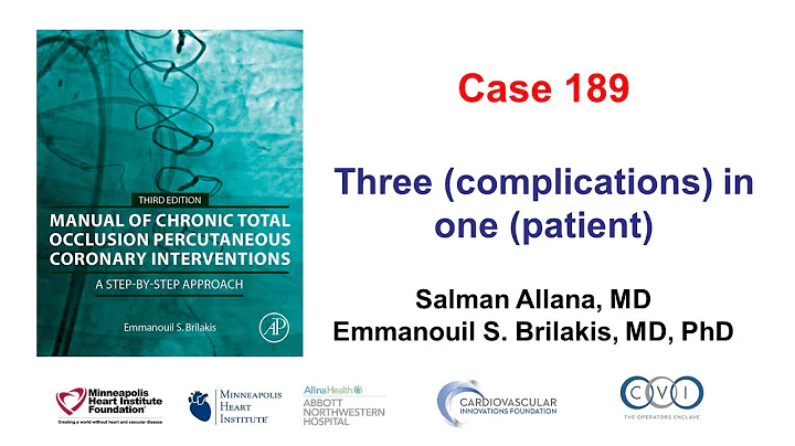 Case 189: Manual of CTO PCI - Three (complications) in one (patient)