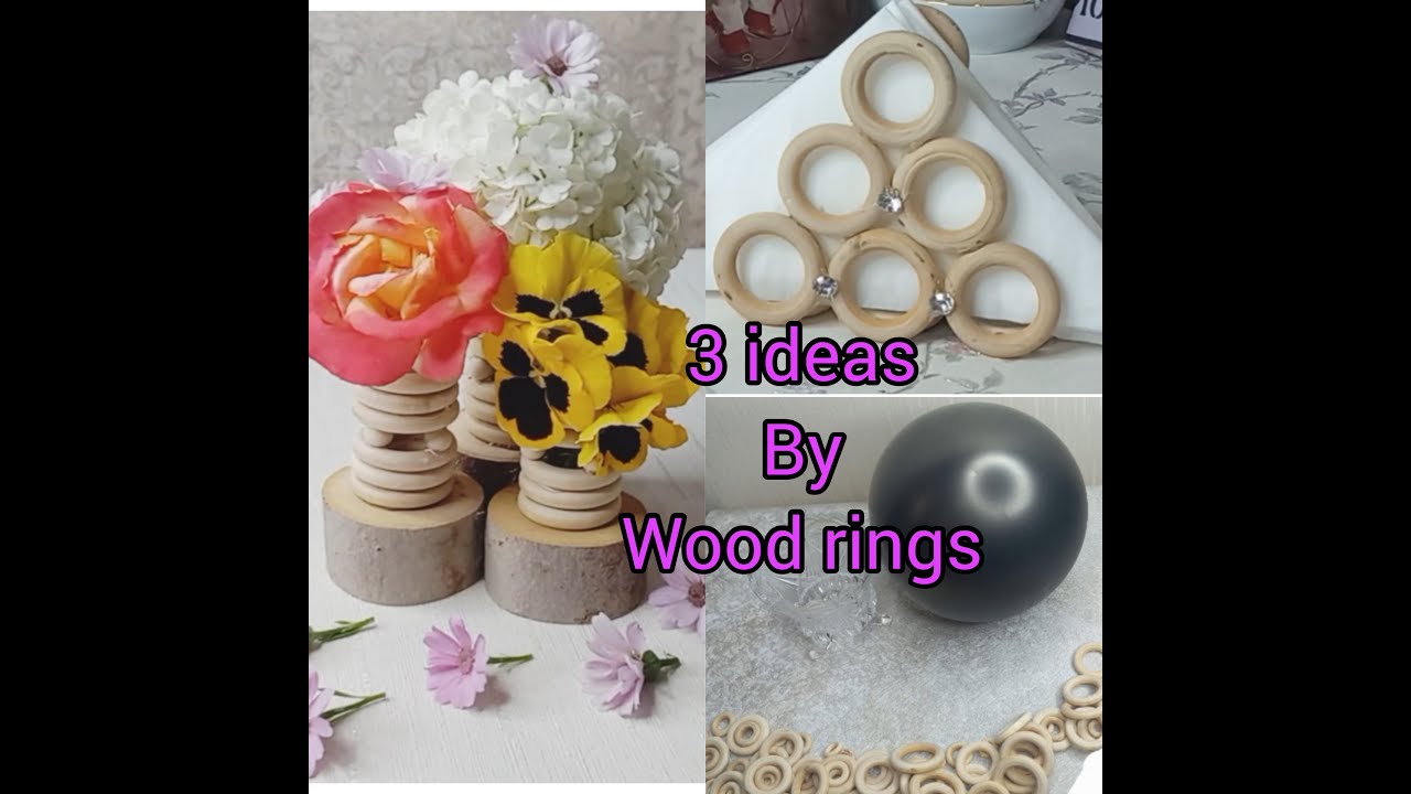 Wooden Rings Crafts Circle, Rings Wood Crafts