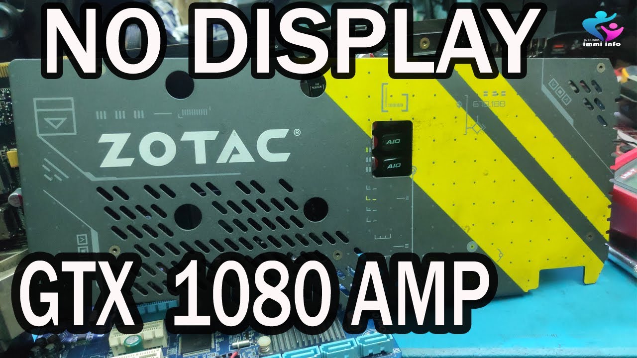 Refurbished: Zotac GeForce GTX 1080 Blower ZT-P10800D-10B Video
