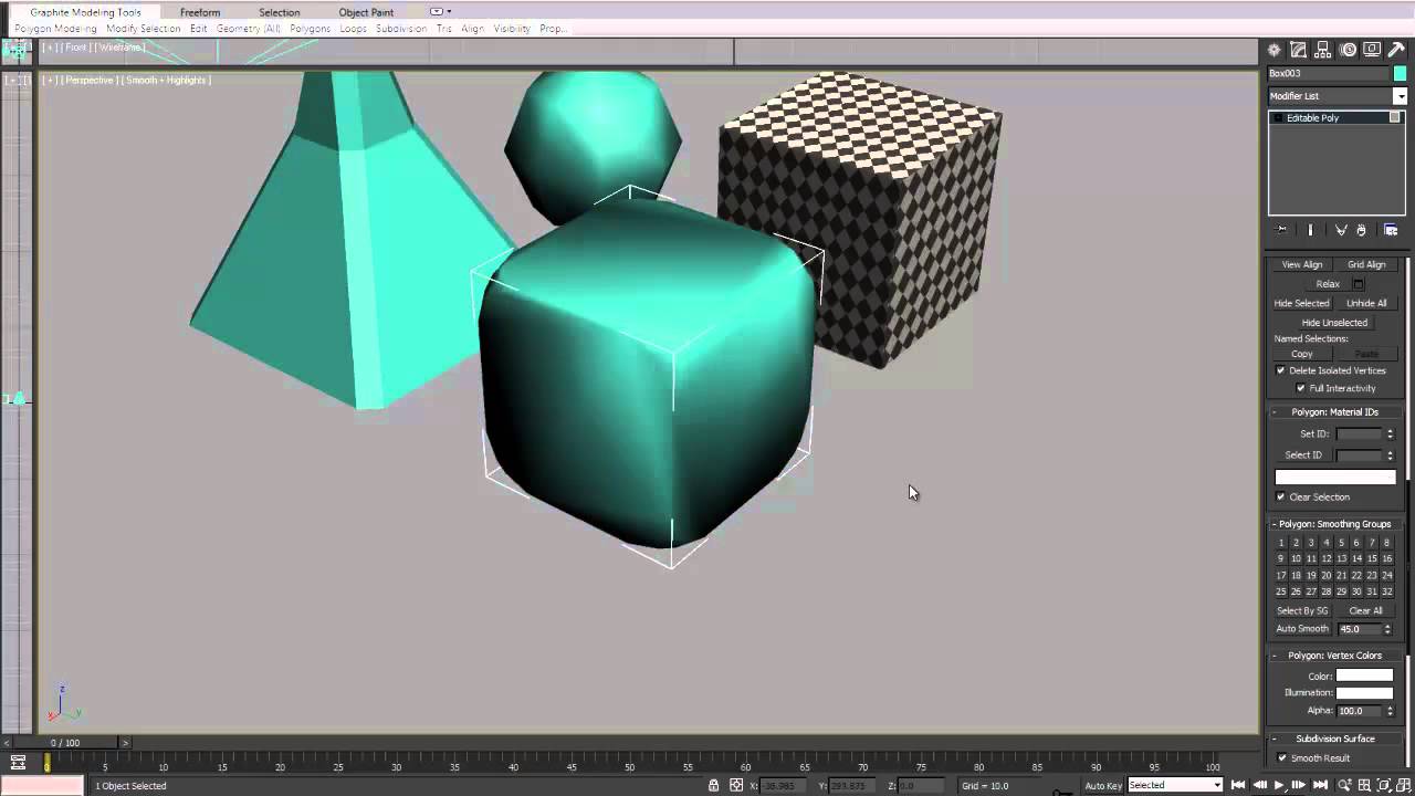 3ds max studio editing object 3ds max studio editing object
