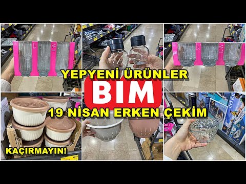 BİM'E YENİ GELEN ÜRÜNLER/19 NİSAN ERKEN ÇEKİM/NE ALIRSAN 16 TL/BİM AKTÜEL ÜRÜNLER/BİM