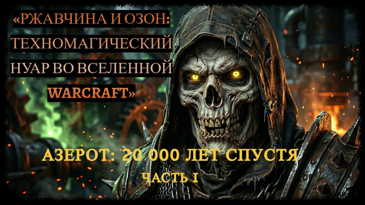 «Ржавчина и Озон: Техномагический нуар во вселенной Warcraft» | World of Warcraft | Рассказ