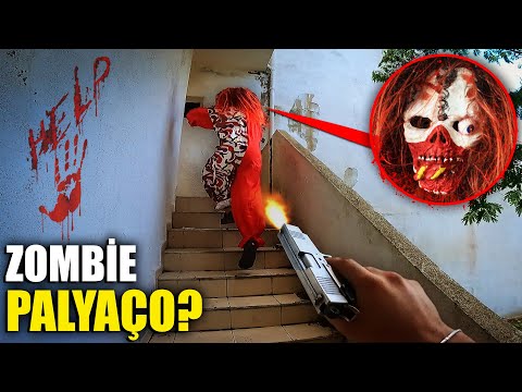 TERK EDİLMİŞ OTEL DE ZOMBİE PALYAÇO YAKALANDI !! ( VURULDUM ) 😱