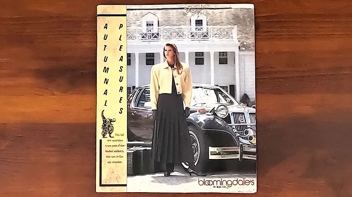 1986 Autumn ASMR Catalog Flip Through: Bloomingdale's w Cindy Crawford, Iman, Renee Simonsen