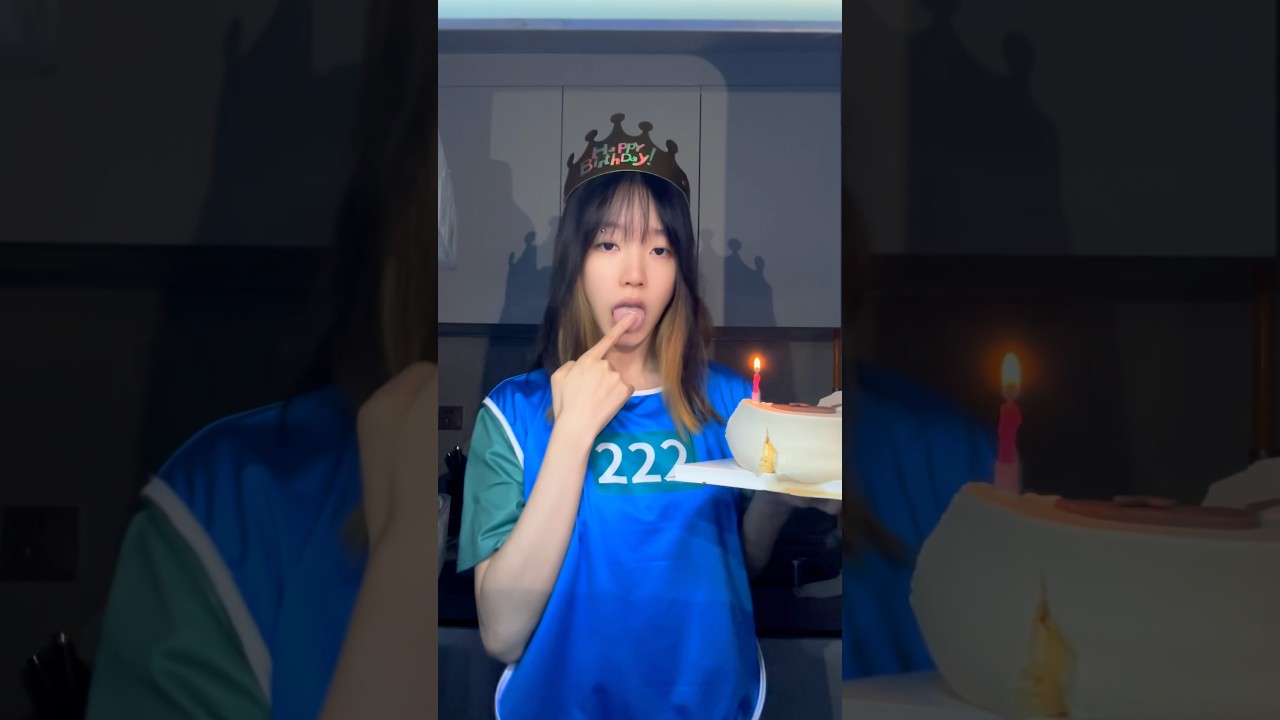 I had a really happy birthday🥰#player222 #squidgame #cosplay #kimjunhee