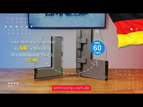 Aluminium Fenster und Türsystem MB-45 Aluprof - omnicorp.com.de