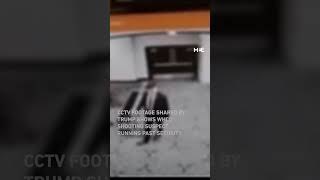 CCTV footage shows WHCD shooter running past security