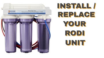 BULK REEF SUPPLY RODI UNIT (Replacing My Old Unit) How To Install Or Replace Aquarium RODI System