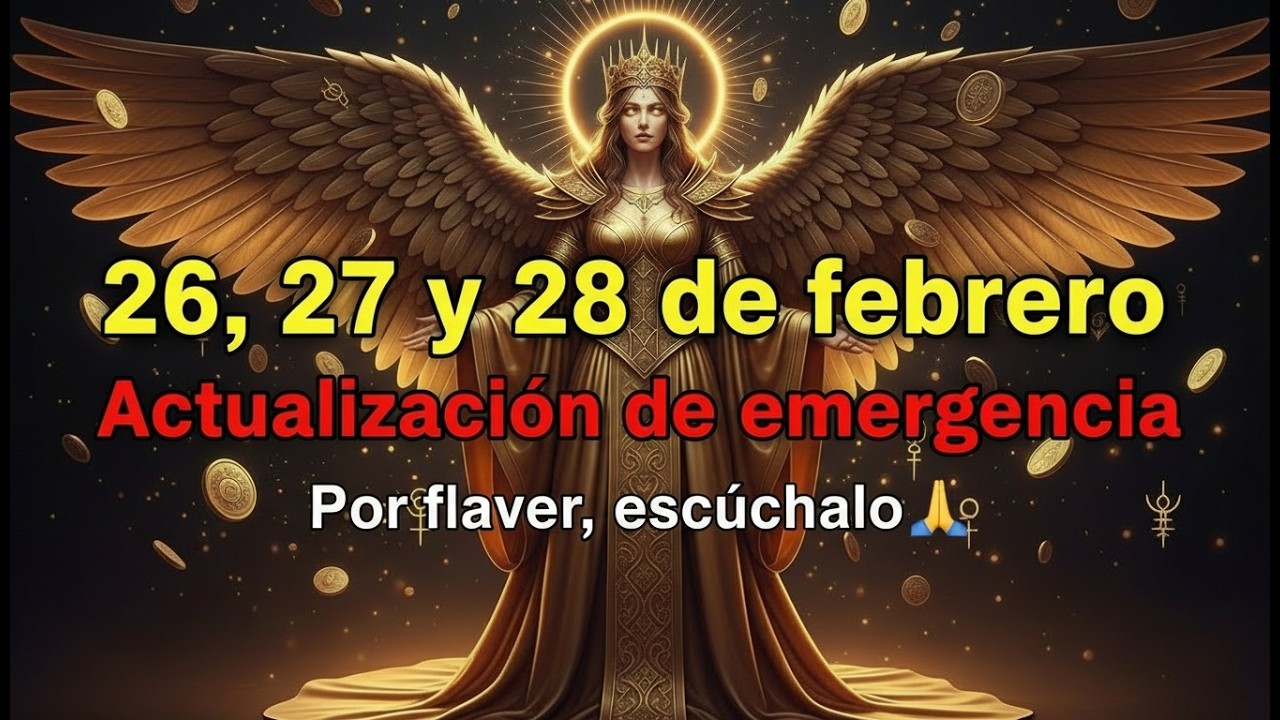 Elegido, El Cielo Emitió Una Actualización de Emergencia Para el 26–28 de Febrero 🚨