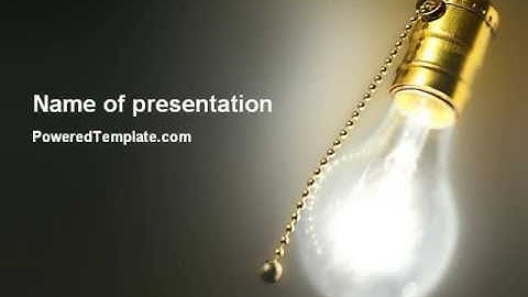 Activate Idea PowerPoint Template by PoweredTemplate.com