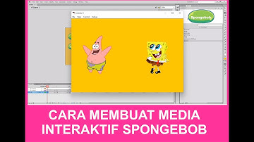 Tutorial Membuat Media Interaktif (Tema Spongebob) | Adobe Flash cs6