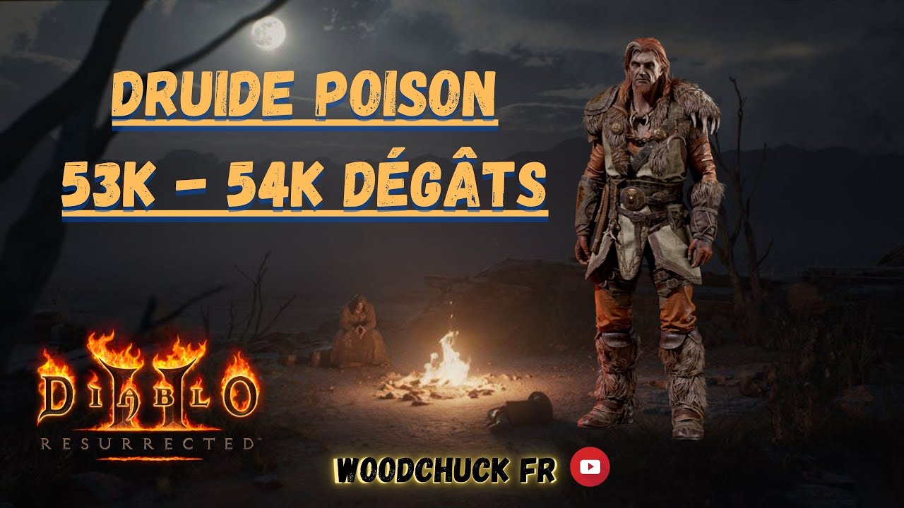 Diablo 2 Druide Poison ( Hell ) Woodchuck YouTube