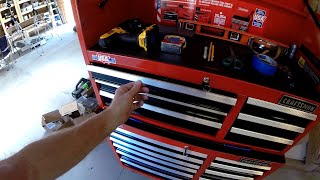 Craftsman Tool Chest, Wilton Vice and Delta Grinder