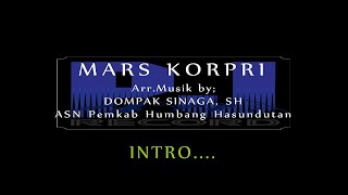 DOMPAK SINAGA Karaoke - MARS KORPRI MIN ONE/KARAOKE