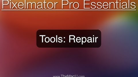 Pixelmator Pro Tutorial: The Repair Tool