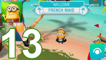 Minions Paradise - Gameplay Walkthrough Part 13 - Level 13-14, FRENCH MAID (iOS, Android)