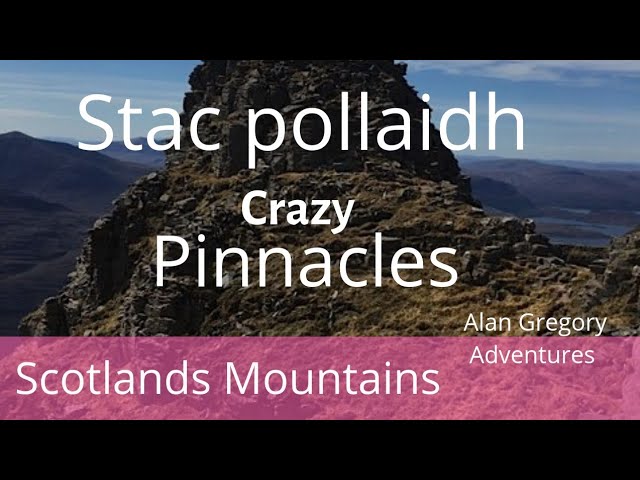 Stac Pollaidh Mountain Scotland  Circular Walk Path Summit And Start From The Car Park.