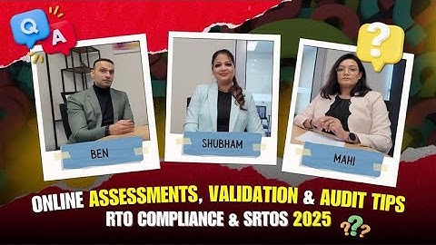 Online Assessments, Validation & Audit Tips | RTO Compliance & SRTOs 2025