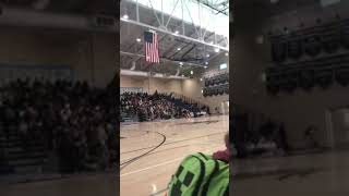 Kid sings halo theme song in front of school
