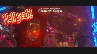 The Legend of Zelda: Breath of the wild Calamity Ganon Final Boss fight on Nintendo switch OLED