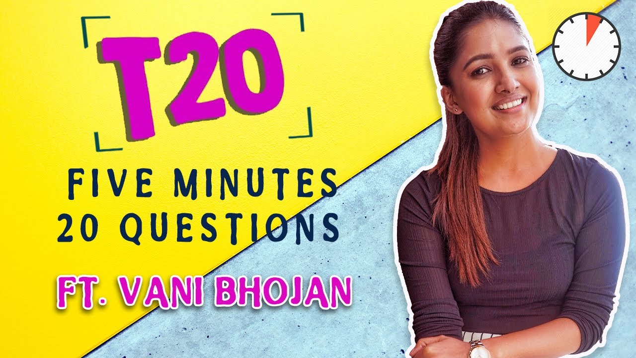 Vani Bhojan takes the T20 Challenge | Oh My Kadavule