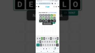 SIX-letter Wordle! (Lingle 6 puzzle for 19 Mar 24)
