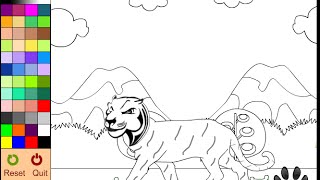 Tiger Coloring Pages For Kids - Tiger Coloring Pages