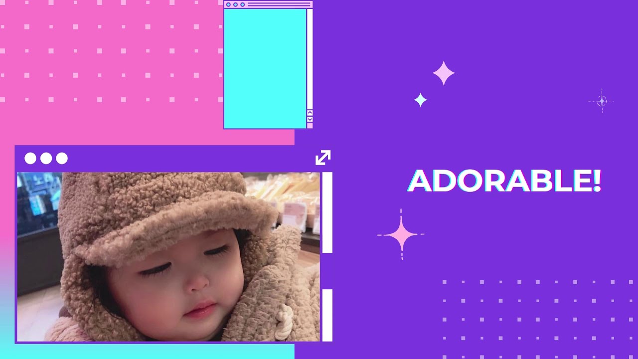 KOREAN BABY CUTE STICKERS APP FOR WHATSAPP Promo Video YouTube