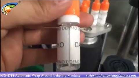 CX-DTJ Automatic Wrap Around Labeling Machine