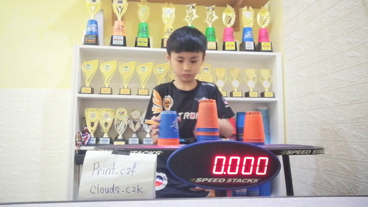 Sport Stacking 363 - StackMatch print_c2f - YouTube