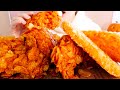 咀嚼音 ザクザクフライドチキンとハッシュドポテト Fried Chicken And Potato Eating Sounds ASMR Mukbang