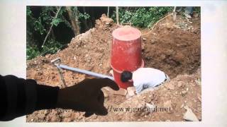 구들(온돌)학교 강의 Korea heating under hypocaust gudeul room556 / 굴뚝개자리 좌침관 매설방법