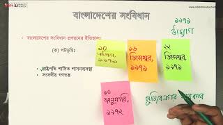 ০৪.০২. অধ্যায় ৪ : বাংলাদেশের সংবিধান - বাংলাদেশের সংবিধান প্রণয়নের ইতিহাস - পর্ব ০১ [HSC] screenshot 3