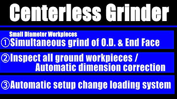 Centerless Grinder【JIMTOF2020 Online】