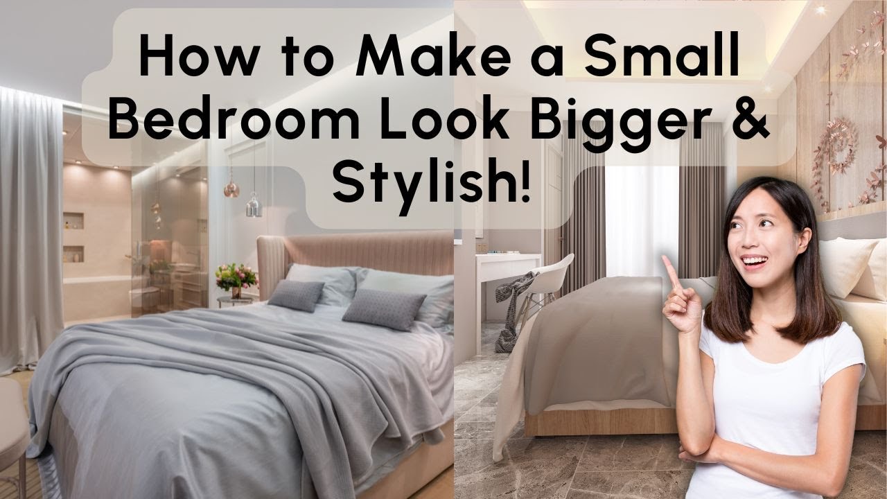 How to Make a Small Bedroom Look Bigger & Stylish! - YouTube