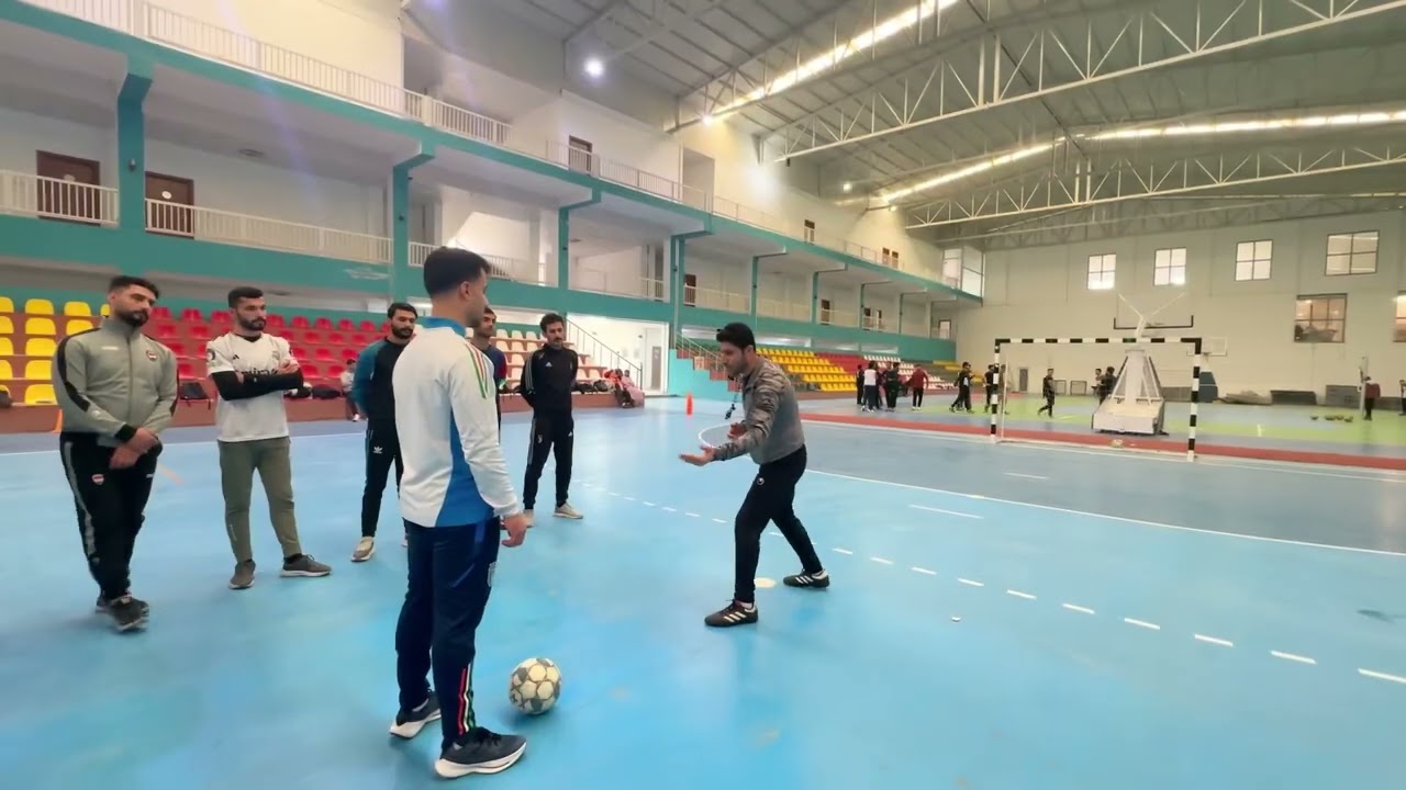 فديو تعريفي لمحاضرة كرة القدم في كلية التربية البدنية وعلوم الرياضة