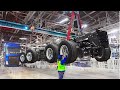 Inside massive factories producing powerful trucks from scratch  production line