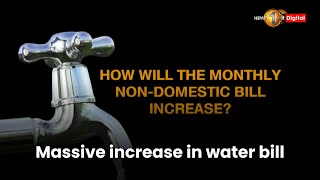 Massive increase in water bill