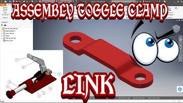 Tutorial Toggle Clamp link Inventor Autodesk Part 4