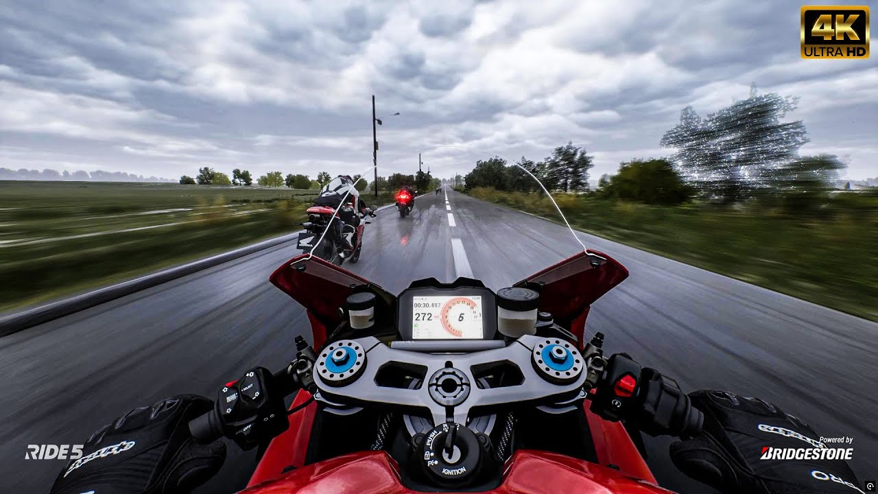 DUCATI PANIGALE V4R - ULTRA GRAPHICS (4K 60fps) STREET RACE! | RIDE 5 GAMEPLAY