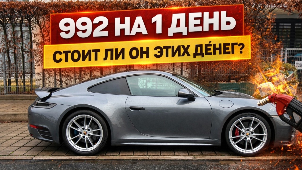 Porsche 911 992 в Германии — машина мечты, которая мотивирует зарабатывать больше, эмоции, стоимость