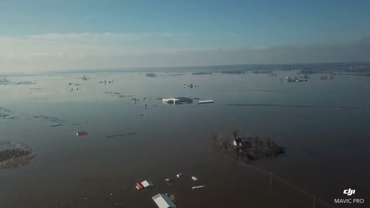Pacific Junction, Iowa Historic Flooding (2019)