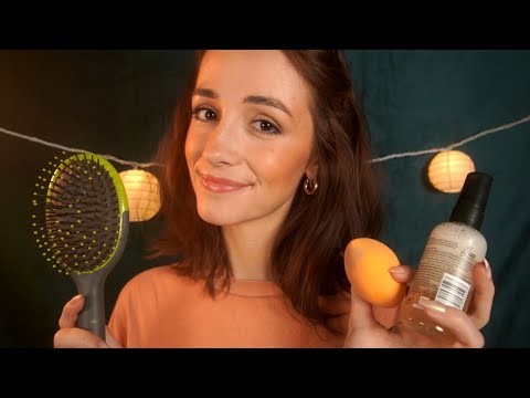 ASMR Roleplay | Big Sister Babysits You! | Spa, Makeup, Personal Attention (Whispered)